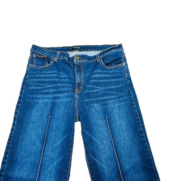 Lucky & Blessed High Rise Straight Leg Jeans - 37" x 32.75" - Picture 3 of 8